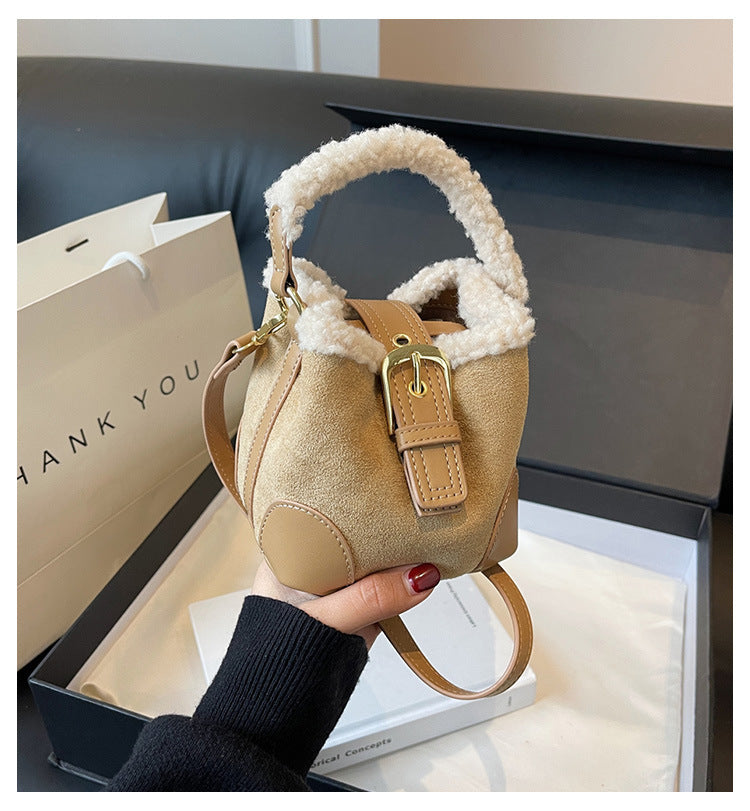 Crossbody Bags Women Shoulder Bag Casual Retro Plush Bag Versatile Plush Designer Bags Purse And Handbags Female Bags