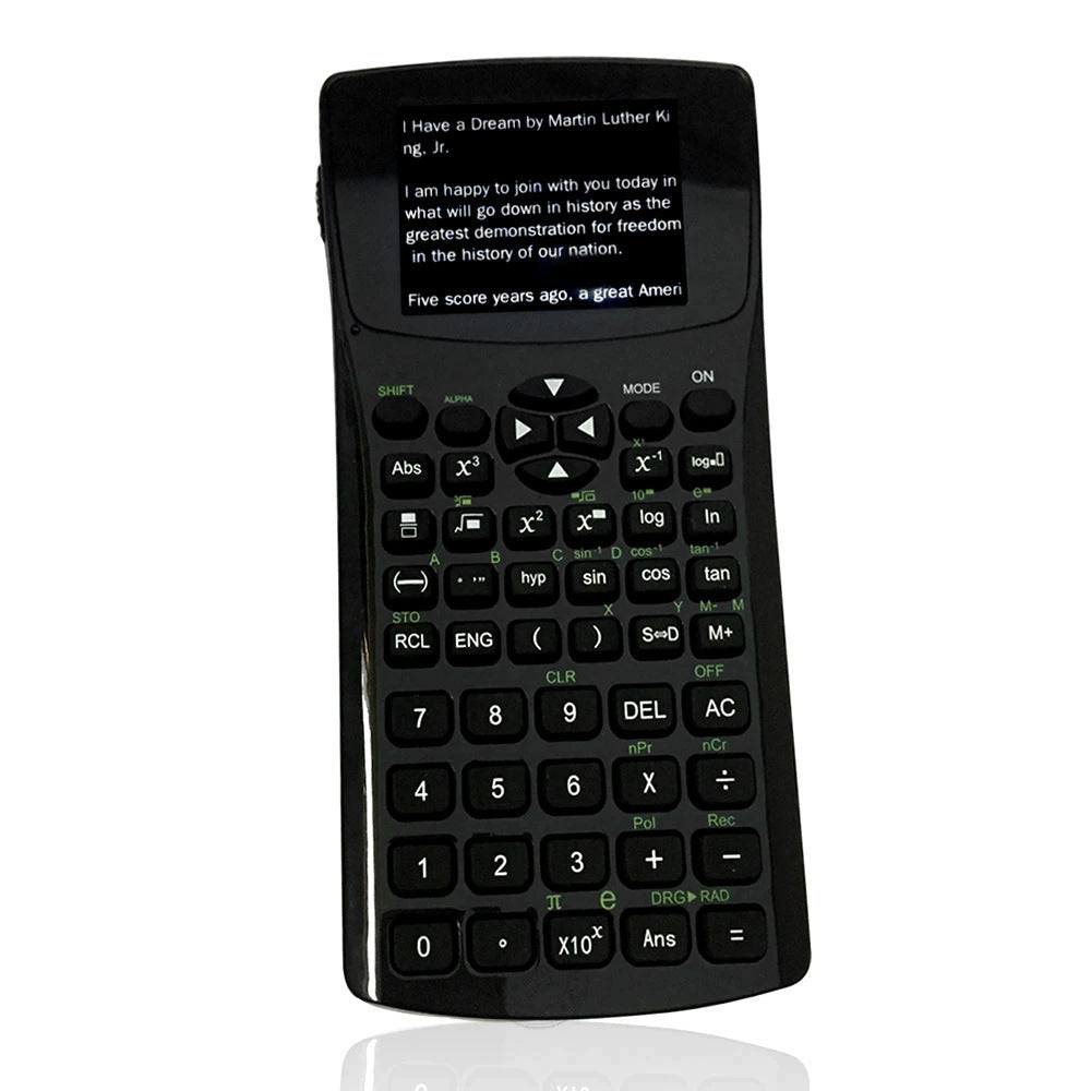 Portable Multifunctional Text Reading Calculator